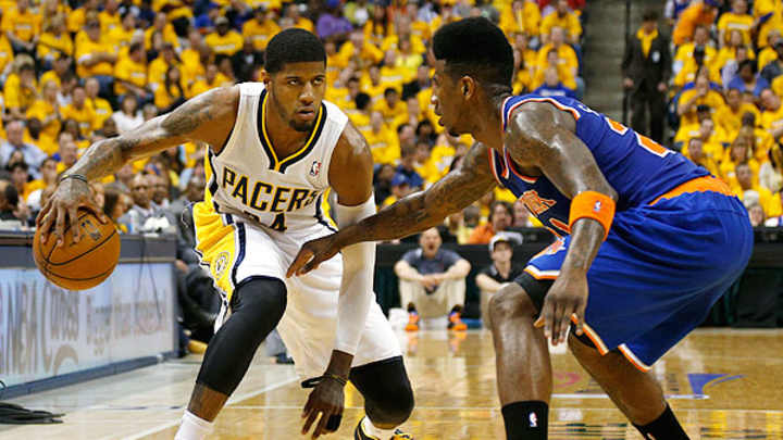Paul George making an impact against Knicks despite still-developing offensive game