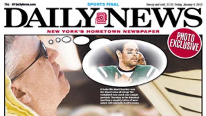 Ryan spotted with tattoo of wife in Sanchez jersey