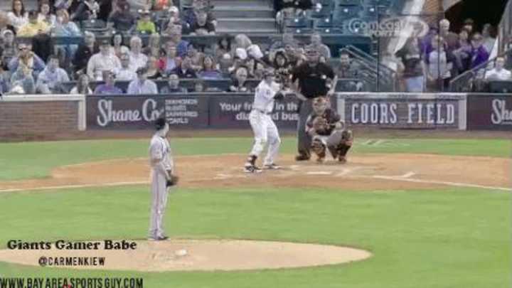Tim Lincecum acts out career trajectory on Coors Field mound