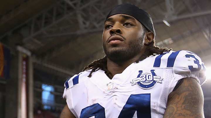Colts bench Trent Richardson in favor of Donald Brown