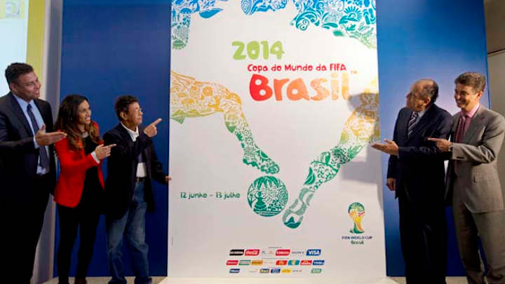 Brazil unveils 2014 World Cup poster