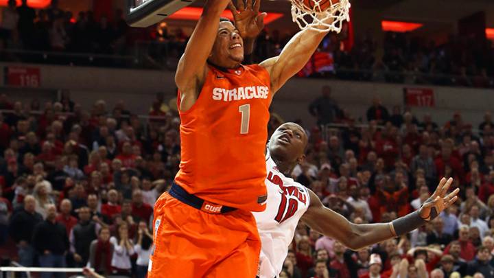 Carter-Williams saves best for last in Syracuse upset of Louisville Carter-Williams saves best for last in Syracuse upset of Louisville
