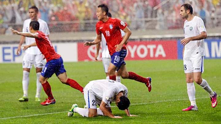 South Korea on brink of World Cup after beating Uzbekistan