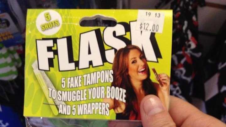 The Innovative New Tool for Sneaking Booze into NFL Games? Tampon Flasks.