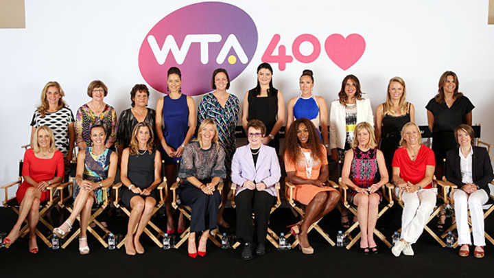 Photos: Former No. 1s celebrate WTA's 40-year anniversary