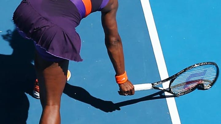 Tennis Players Smashing Rackets Tennis Players Smashing Rackets