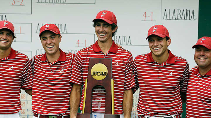 Alabama wins its 1st national title in men's golf Alabama wins its 1st national title in men's golf