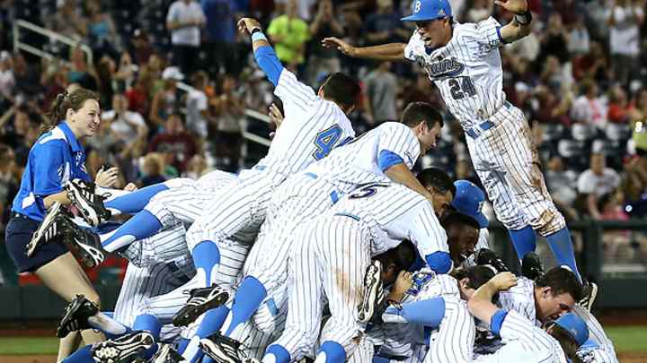 UCLA concludes dominant College World Series run with university's first baseball championship