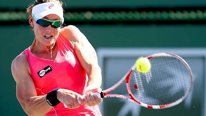 Sam Stosur (leg) withdraws from Indian Wells BNP Paribas Open
