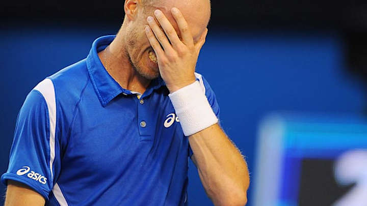 Jarkko Nieminen beats Nikolay Davydenko at Open Sud de France