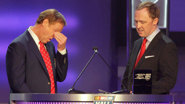 Rare emotion on display as Wallace joins Hall of Fame Rare emotion on display as Wallace joins Hall of Fame