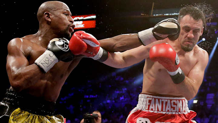 Low risk but high reward for Floyd Mayweather in latest title fight Low risk but high reward for Floyd Mayweather in latest title fight