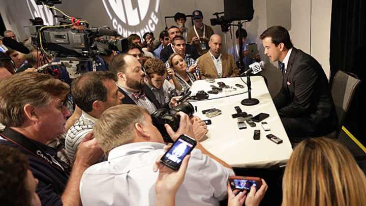 Alabama's AJ McCarron: I didn't diss Johnny Manziel at SEC Media Days Alabama's AJ McCarron: I didn't diss Johnny Manziel at SEC Media Days