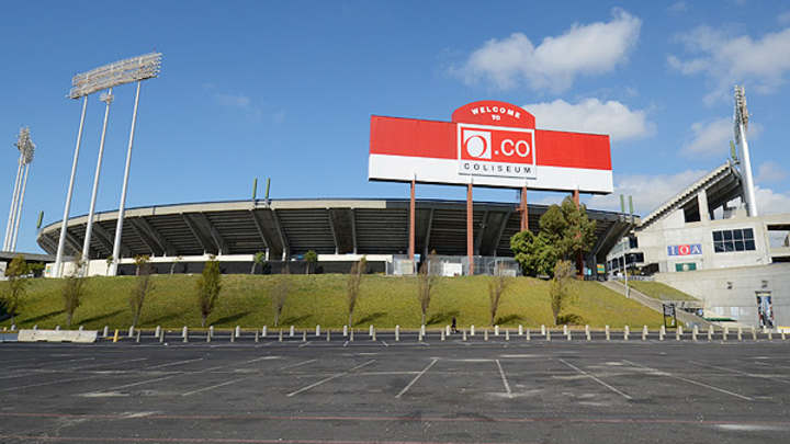 Two people reportedly injured after woman jumps from third deck of O.co Coliseum