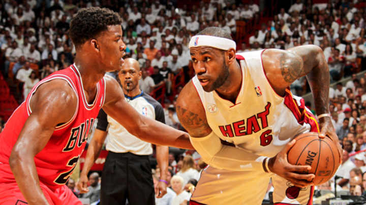 Three-Pointers: Fearless Bulls deliver Heat's first loss of playoffs