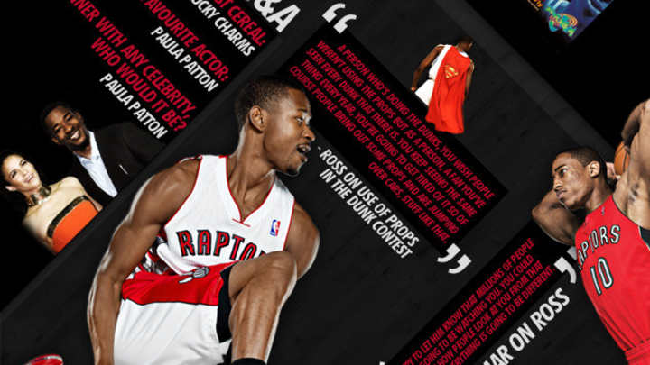 Raptors Follow Up #LetRossDunk Campaign With Sleek Infographic