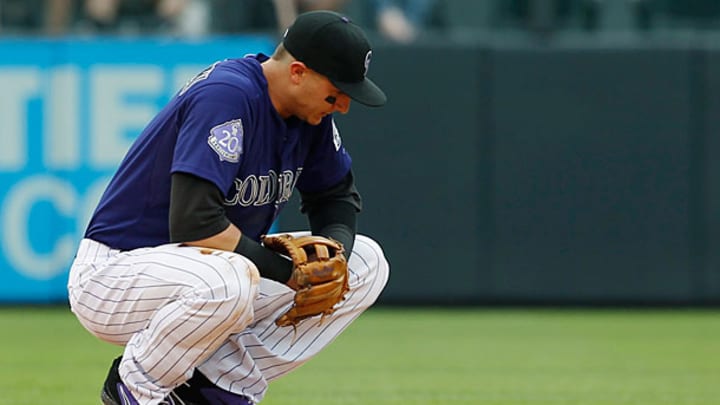 Troy Tulowitzki fractures rib, two others hurt on brutal day for Rockies