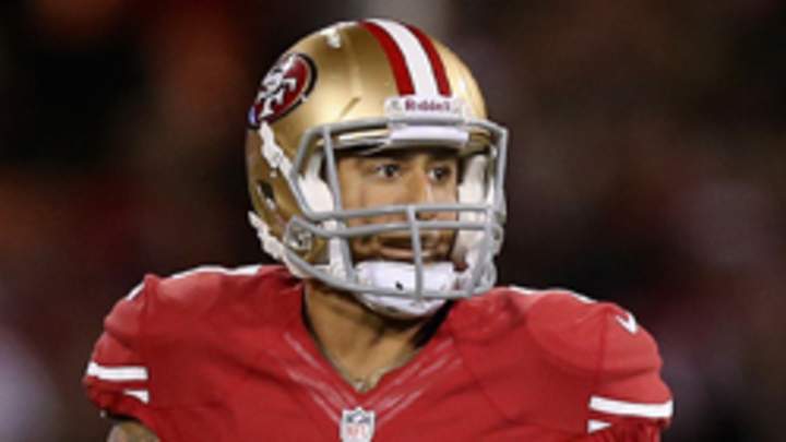 49ers coach Jim Harbaugh doesn't want Colin Kaepernick getting "too jacked up"