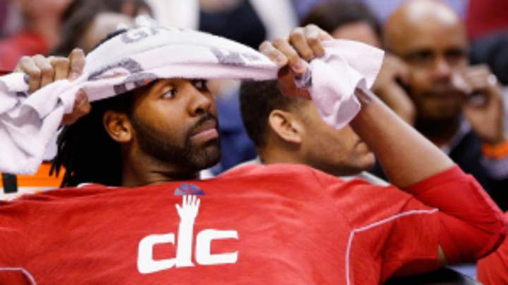 Nene suffers left calf injury in Wizards opener, unlikely to practice Thursday Nene suffers left calf injury in Wizards opener, unlikely to practice Thursday