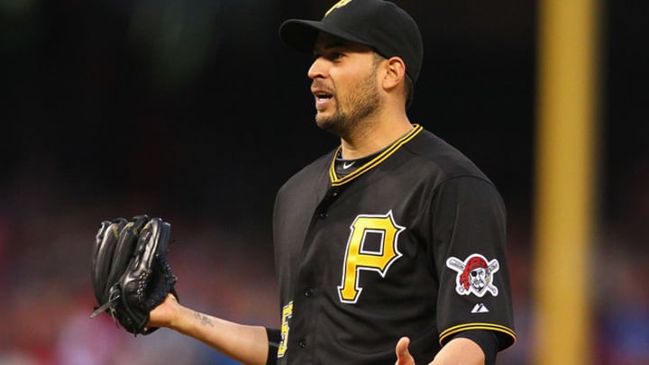 Pirates' starter Jonathan Sanchez suspended six games for HBP Pirates' starter Jonathan Sanchez suspended six games for HBP