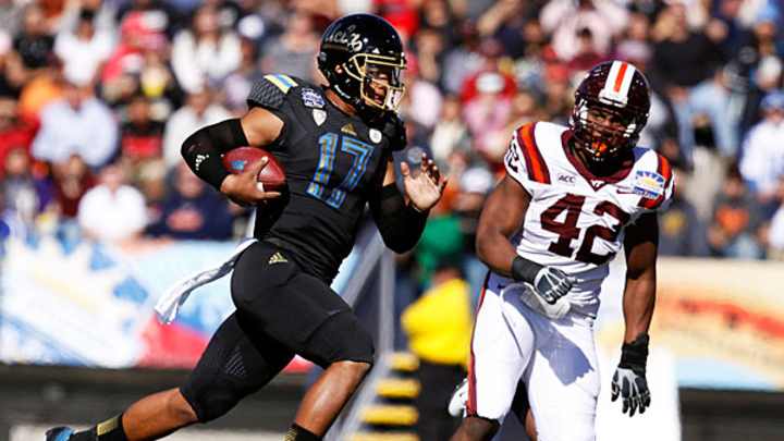 Brett Hundley showcases full skill set as UCLA tops Virginia Tech 42-12 in the Sun Bowl Brett Hundley showcases full skill set as UCLA tops Virginia Tech 42-12 in the Sun Bowl