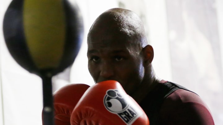 48-year-old Hopkins is doing the unprecedented -- fighting for a title