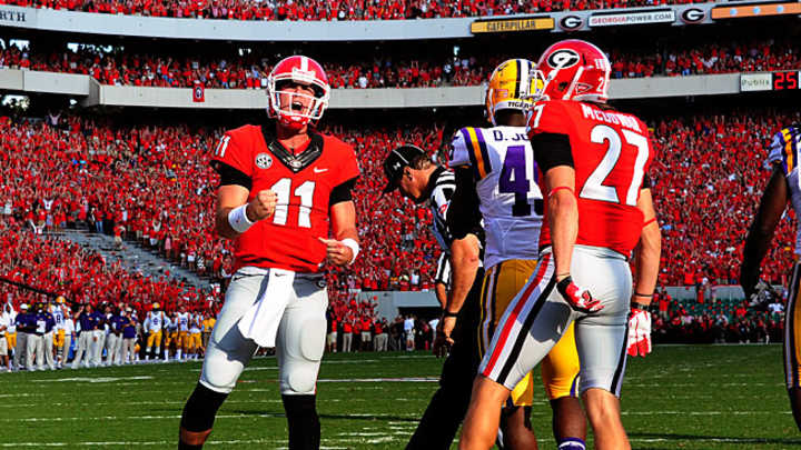 Georgia tops LSU in quarterback duel for the ages