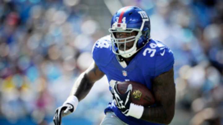 Giants RB Brandon Jacobs tweets screenshot of death threat