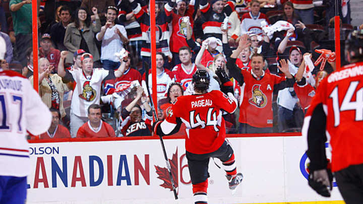 NHL playoffs: Senators humiliate Canadiens in fight-filled Game 3