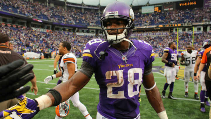 Adrian Peterson will not play on Sunday