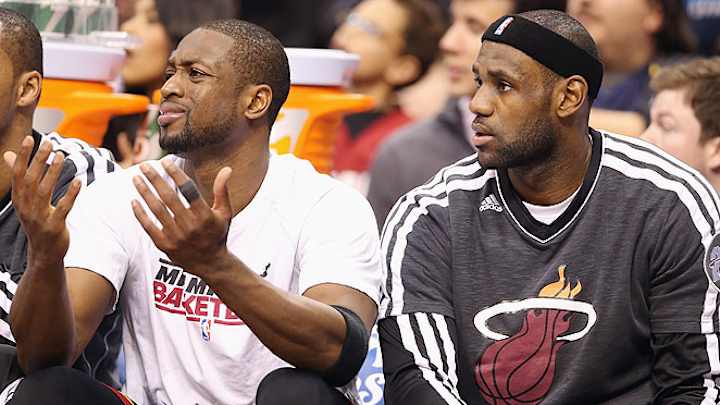 James, Wade, Chalmers out for Heat-Knicks