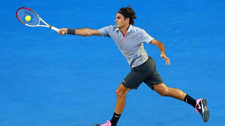 Federer sweeps Davydenko in bright pink Federer sweeps Davydenko in bright pink