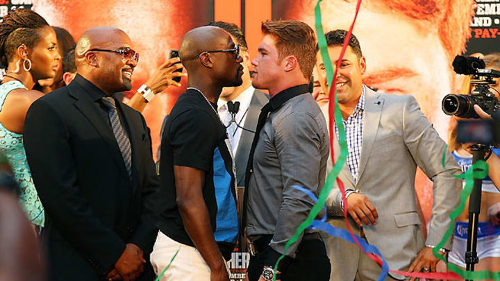 Floyd Mayweather, Saul Alvarez kick off 11-city tour in NYC