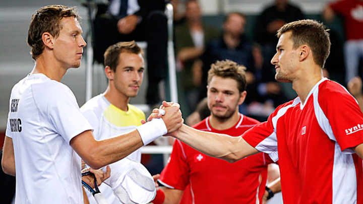 Czechs beat Swiss in longest-ever Davis Cup match