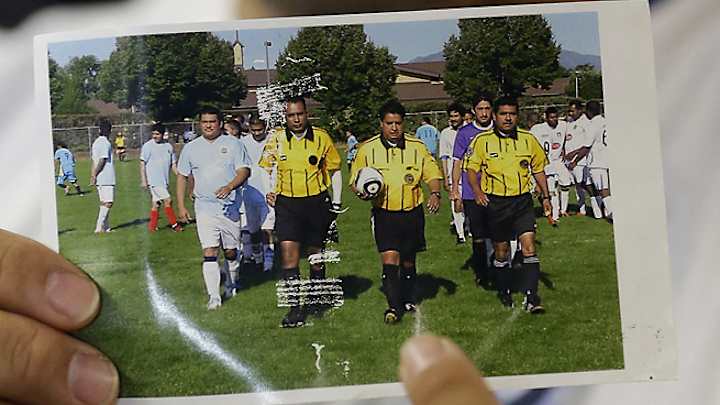 Family of Ricardo Portillo, soccer ref who died, holds vigil