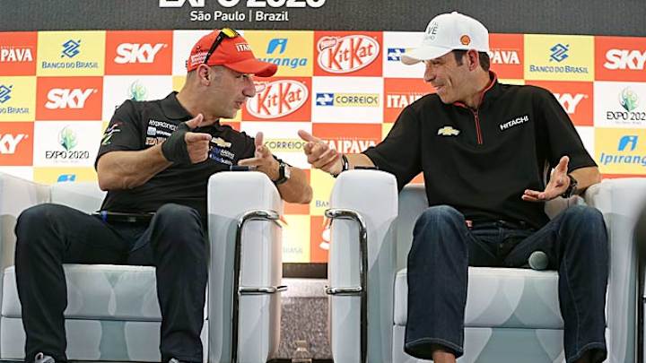 Tony Kanaan home for IndyCar, with hand injury