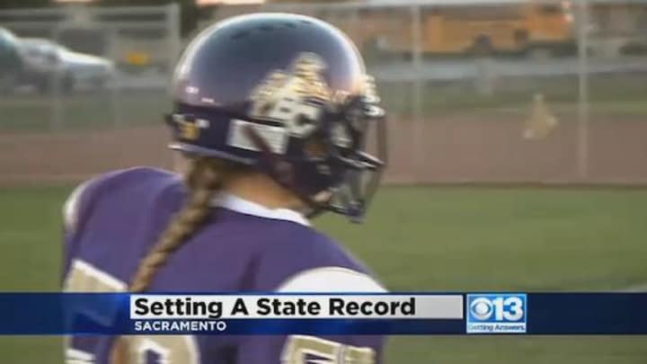 Female Kicker Set to Break High School State Football Record in California