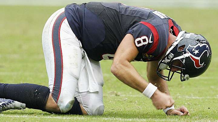 Matt Schaub's time in Houston may be running out