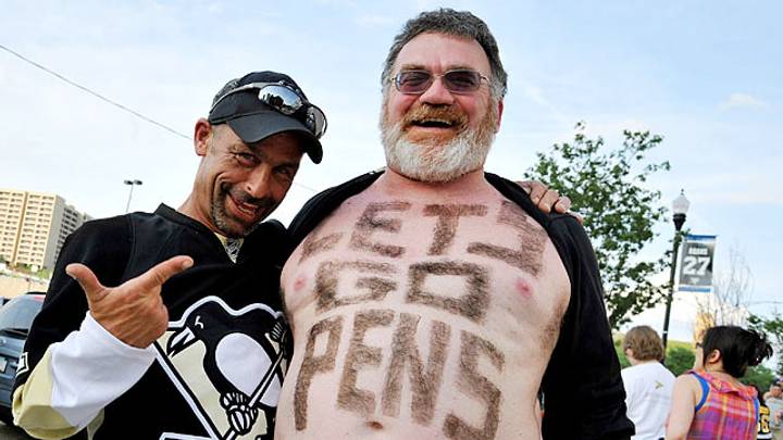 Fans at the NHL Playoffs