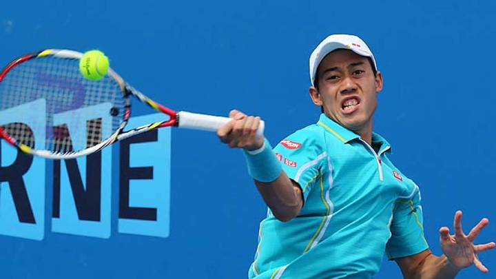 Nishikori wins in 4 sets at Australian Open Nishikori wins in 4 sets at Australian Open