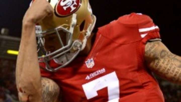 49ers' Colin Kaepernick files for trademark on signature pose name 49ers' Colin Kaepernick files for trademark on signature pose name
