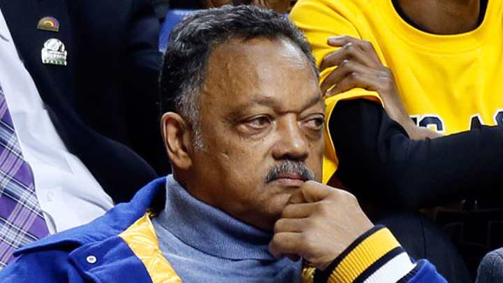 Jesse Jackson speaks to Aggies post-loss to Louisville