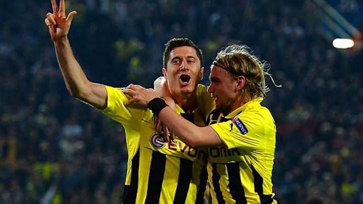 Lewandowski, Dortmund set likely all-German Champions League final