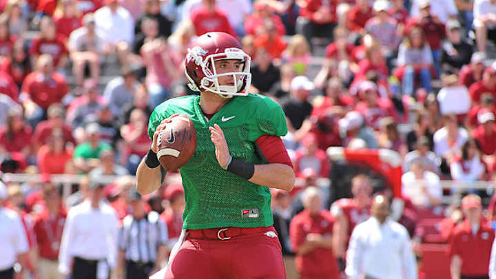 Sophomore QB Brandon Allen first on Arkansas' depth chart