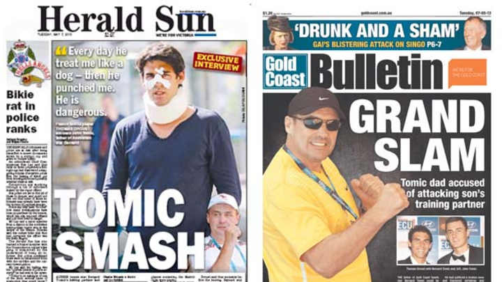 Bernard Tomic's father suspended by ATP as Thomas Drouet offers details