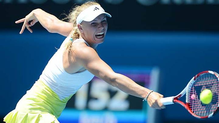 Kuznetsova upsets No. 10 Wozniacki at Australian Open Kuznetsova upsets No. 10 Wozniacki at Australian Open