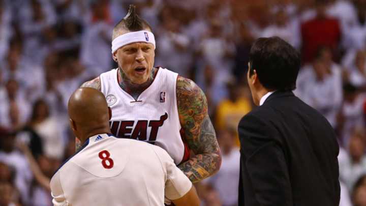 No regrets for Heat's Chris Andersen after flagrant foul and suspension