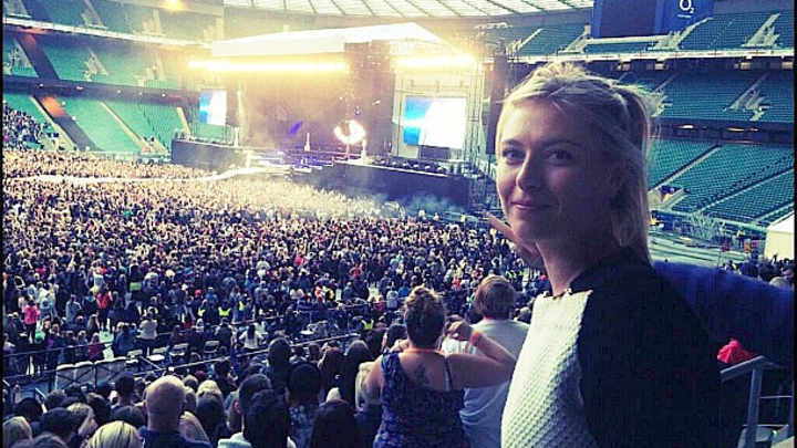 Sharapova, Wawrinka, Del Potro hit concert scene in London Sharapova, Wawrinka, Del Potro hit concert scene in London