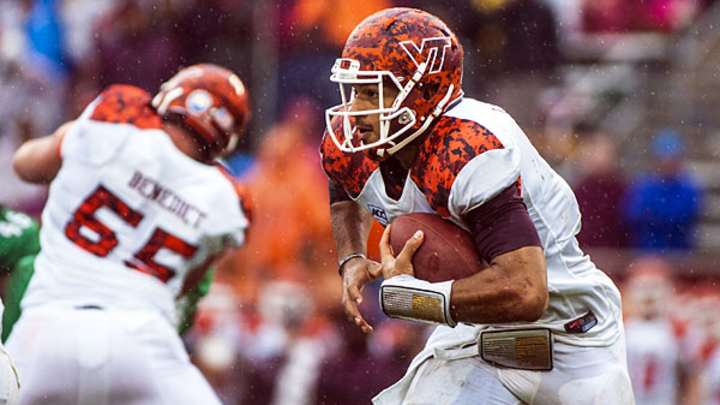 Virginia Tech outlasts Marshall 29-21 in rain-soaked triple-overtime affair Virginia Tech outlasts Marshall 29-21 in rain-soaked triple-overtime affair