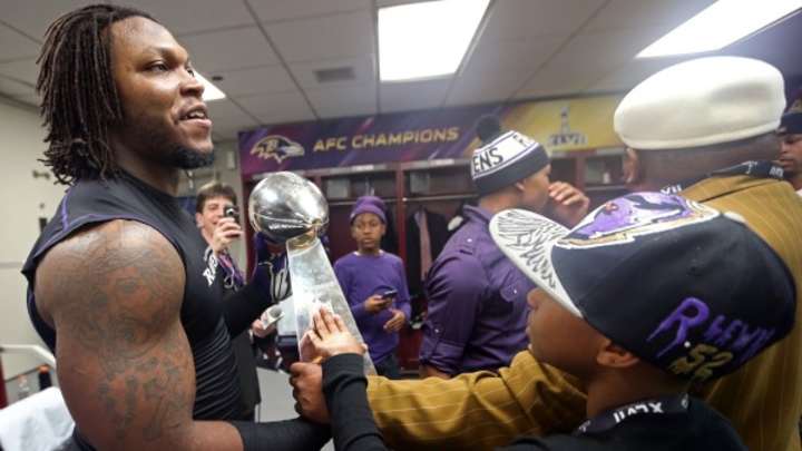 Ravens' John Harbaugh on LB Courtney Upshaw weight issues: He 'eats too much'